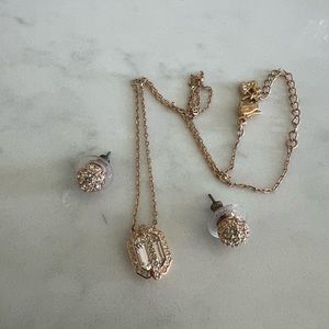 Swarovski matching set